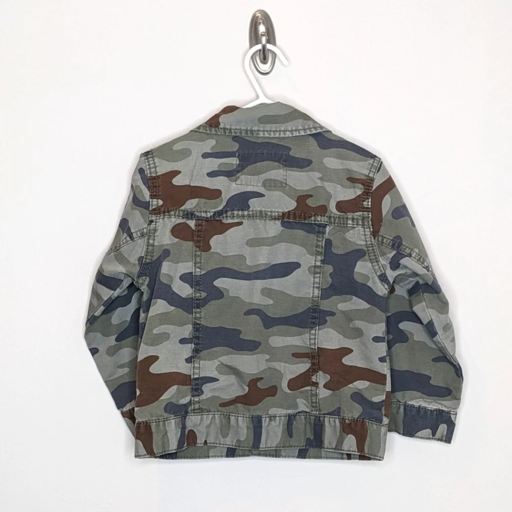 Carter's Camo Camouflage Denim Jacket 3T